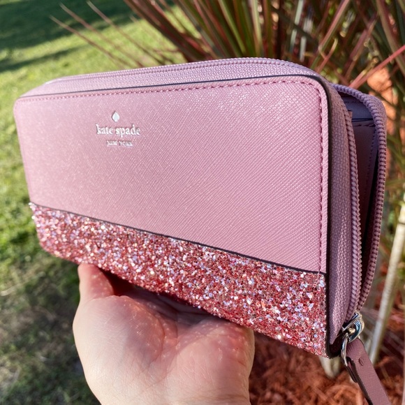 ✨NWT Kate Spade Tote & Wallet SET Glitter - Picture 13 of 14